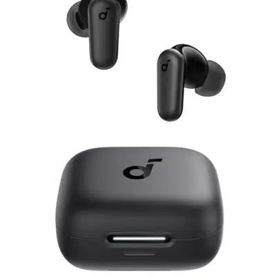 Soundcore Anker P30i Kabellose Ohrhörer mit Geräuschunterdrückung, kraftvollem Bass, 45h Akku, 2-in-1-Hülle & Smartphone-Halter, IP54, Bluetooth 5.4