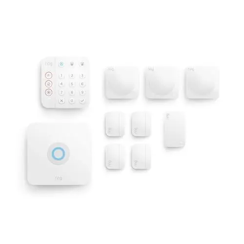 Ring Alarm-Set L | WLAN-Alarmanlage für Haus & Wohnung | Alarm-Benachrichtigungen auf dein Smartphone | Haustierfreundlich | Kompatibel mit Alexa