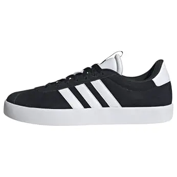 adidas Herren VL COURT 3.0 Schuhe, Schwarz/Weiß, Größe 38 2/3 EU
