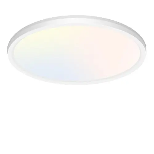 zemty LED Deckenleuchte Flach 15W 1500LM Ø18cm Ultra Dünn für Badezimmer, Küche, Schlafzimmer