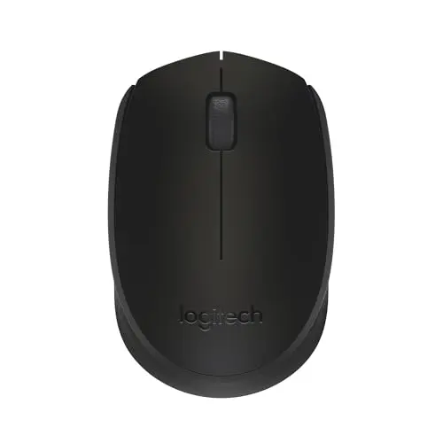 Logitech M171 Kabellose Maus, 2.4 GHz, 12 Monate Akku, für Links- und Rechtshänder, Schwarz