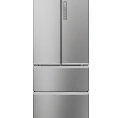 Haier French Door Kühl-Gefrierkombination 402 L - Freistehender Kühlschrank mit Gefrierfach und Touch-Display