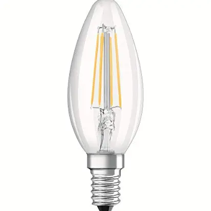 Osram LED Kerzenlampe E14, 2er-Pack, warmweiß 2700K, ersetzt 40W, nicht dimmbar