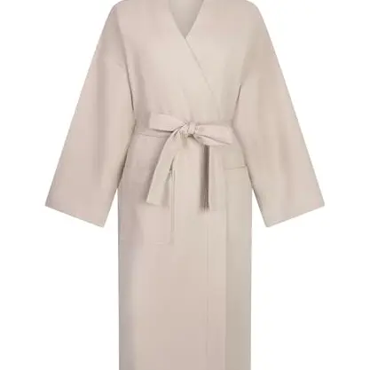 Hunkemöller Waffel-Bademantel - Grau - M/L