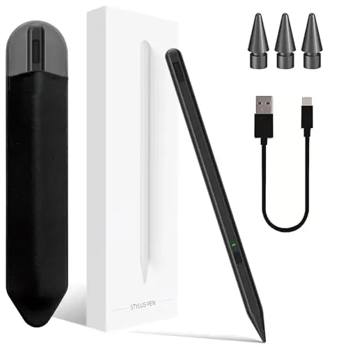 Milikilo iPad Stift mit Handflächenabweisung und Stifthalter, kompatibel mit iPad 6/7/8/9/10 und iPad Pro