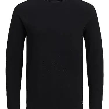 JACK & JONES Herren Rundhals Strickpullover Basic Langarm