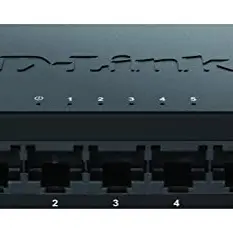 D-Link DGS-105GL 5-Port Gigabit Switch, Unmanaged, Plug-and-Play, Schwarz