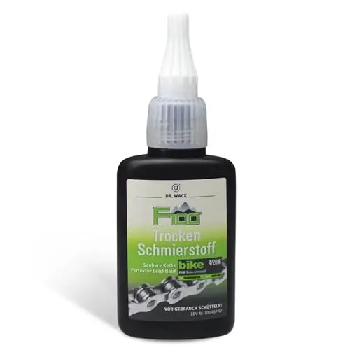 DR. WACK F100 Trocken-Kettenöl 50 ml - wasser- und schmutzabweisend, schützt vor Korrosion & Verschleiß für alle Fahrräder