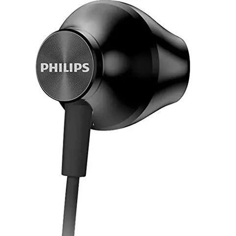 PHILIPS In-Ear Kopfhörer UE100BK/00 mit verbessertem Bass, Schwarz