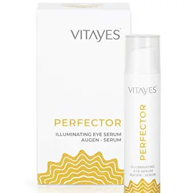 Vitayes Augenserum gegen dunkle Flecken und Augenringe – für strahlende Haut, vegan, Naturkosmetik