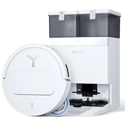 ECOVACS DEEBOT T50 PRO Saugroboter mit Wischfunktion, 21.000 Pa und ultradünnem Design