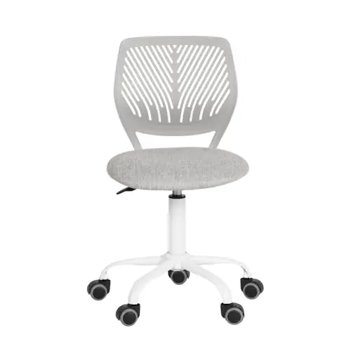 Ergonomischer Home Office Stuhl mit verstellbarer Höhe, Morandi Grau