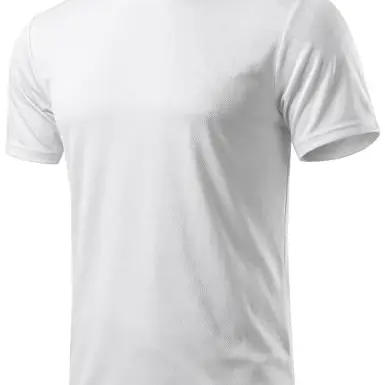 Quoboquo Herren Sport T-Shirt, kurzarm, atmungsaktiv, schnelltrocknend, ideal für Fitness und Laufen, Größe XL