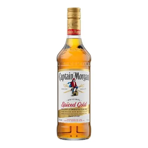 Captain Morgan Original Spiced Gold Rum, 35% vol, 1l – Ideal für Cocktails & Longdrinks