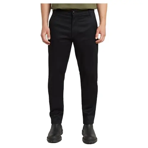 G-STAR Herren Morry Tapered Chino, Schwarz, Größe 26W / 30L