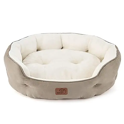 BEDSURE Katzenbett waschbar - 63x53x20cm Katzenkorb mit Kissen für Katzen oder kleine Hunde