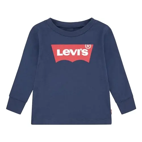 Levi's Kids Batwing T-Shirt für Jungen, Dress Blues, 24 Monate