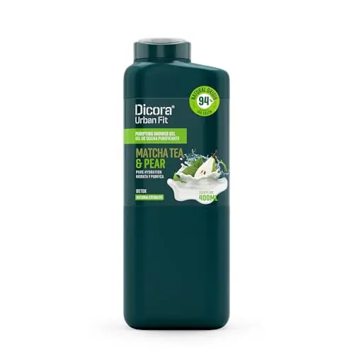 Dicora Urban Fit Detox Matcha & Birne Duschgel 400 ml - Sanft und feuchtigkeitsspendend
