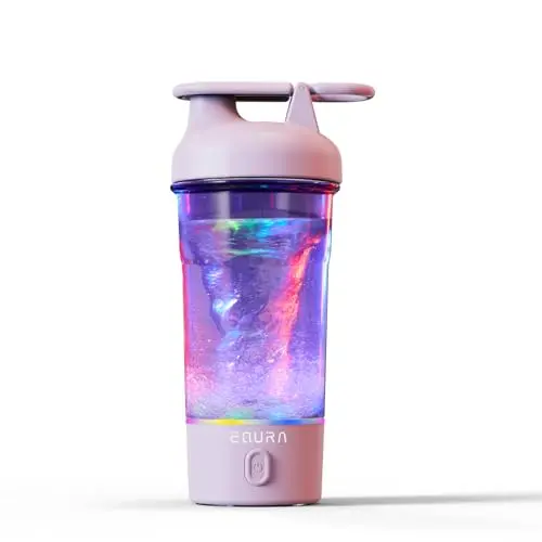 Elektrischer Protein Shaker 750ML - USB C wiederaufladbar, BPA-frei (Rosa)