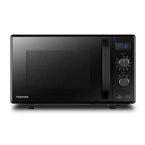 Toshiba MW2-AG23PF(BK) 3-in-1 Mikrowelle mit Grill und Kombi-Funktion, 23L, 900W, Schwarz