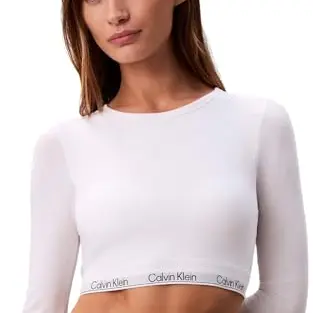 Calvin Klein Damen Bralette Lightly Lined, Weiß
