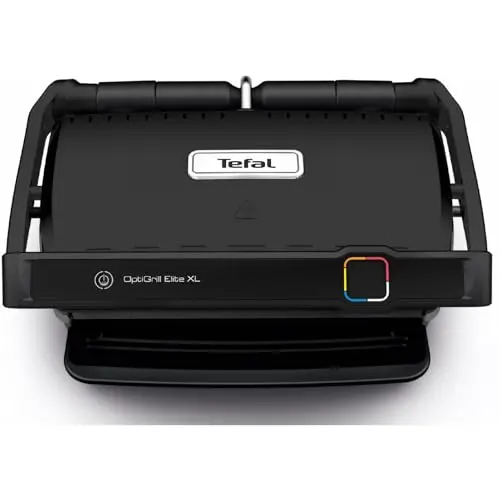 Tefal OptiGrill Elite XL Kontaktgrill mit 16 Programmen und digitalem Display, Schwarz