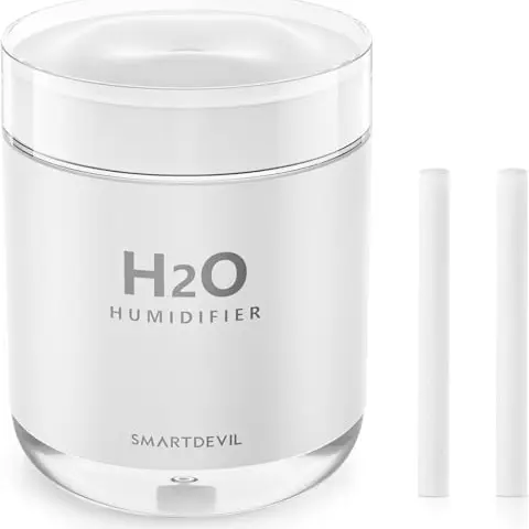SMARTDEVIL Luftbefeuchter 500 ML - Tragbarer Mini Luftbefeuchter für Schlafzimmer, Büro und Yoga