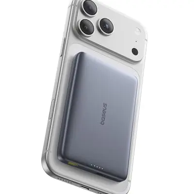 Baseus Picogo AM41 Power Bank 10000mAh, Ultra Slim, 15W Wireless, PD 27W, Magnetische Externe Batterie für iPhone 17/16/15/14/13/12