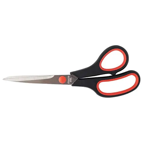 D.RECT Schere SG-210, 21 cm, Edelstahl, Schulschere für Zuhause, Schule und Büro