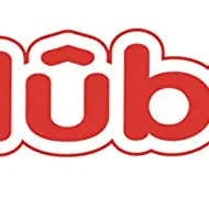 Nuby Baby-Badewanne mit Sitz und Kopfstütze, Weiß/Grau