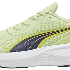 Puma Unisex SCEND PRO 2 Straßen-Laufschuh, Lime-Deep Plum, 47 & 48,5 EU