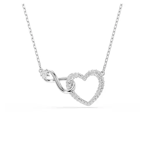 Swarovski Infinity Halskette mit Herz- und Unendlichkeit-Anhänger