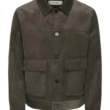 ONLY & SONS Herren Cord-Jacke Major Brown, Größe XL