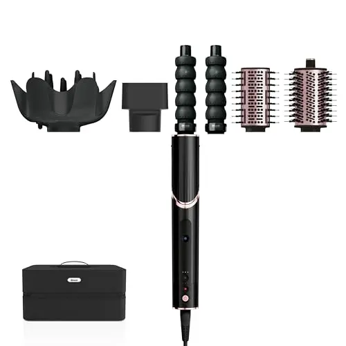Shark FlexStyle 5-in-1 Luftstyler & Haartrockner, Schwarz/Roségold