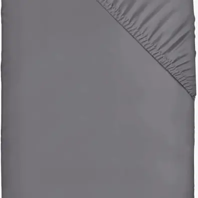 Utopia Bedding Spannbettlaken 180x200cm - Grau - 35cm Tiefe