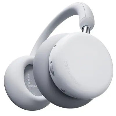 CMF Headphone Pro - Over-Ear Bluetooth Kopfhörer mit 100h Akku und Noise-Cancelling - Hellgrau