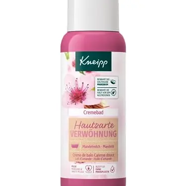Kneipp Cremebad Hautzarte Verwöhnung - Badezusatz mit Mandelmilch & Mandelöl - 400ml