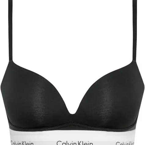Calvin Klein Damen Push-Up BH Plunge, Schwarz, 80B