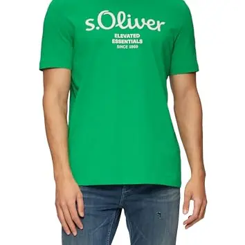 s.Oliver Baumwoll-T-Shirt mit Logo-Print
