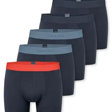 Schiesser Unisex Baby 5er Pack Boxershorts aus Bio-Baumwolle, Größe 3XL EU