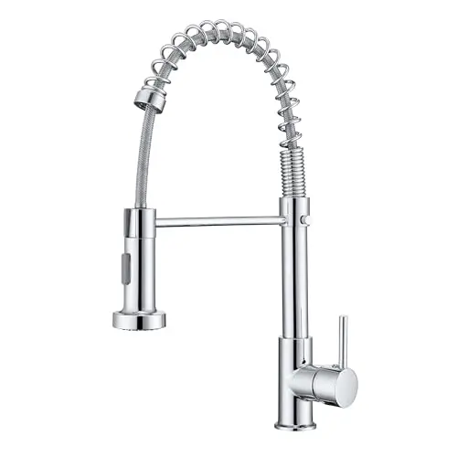 WAWJN Moderne Küchenarmatur mit Pull-Out Sprühkopf für Küche & Bar - Stilvoll & Hochwertig