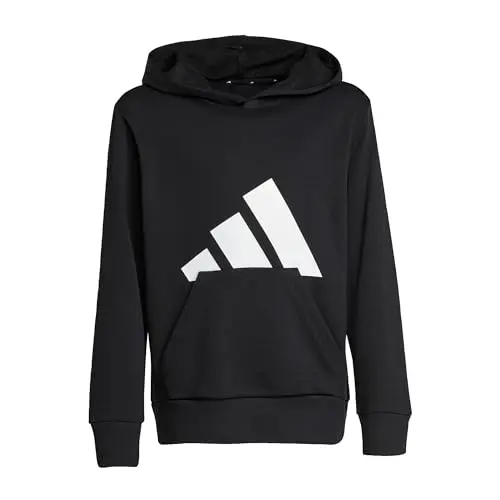 adidas Kids Essentials Big Logo Hoodie, Schwarz/Weiß, 11-12 Jahre