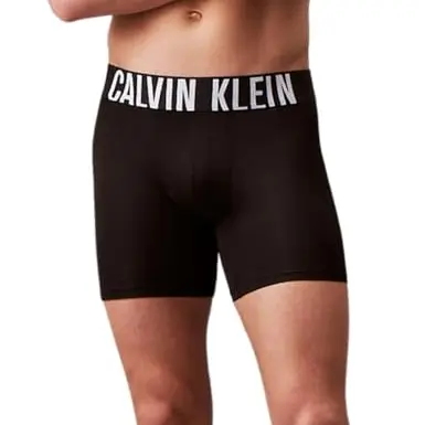 Calvin Klein Herren 3er Pack Boxer Shorts, Schwarz, Größe L