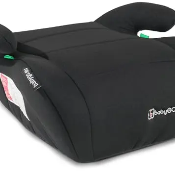 babyGO Sitzerhöhung Booster I-Size - Kindersitz für Kinder (125-150 cm) Schwarz