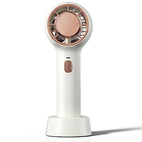 Tragbarer USB Ventilator, Handventilator mit 3 Geschwindigkeiten, leise, stark, kühlend