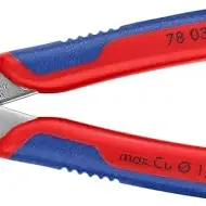 KNIPEX Electronic Super Knips Elektronik-Seitenschneider 125 mm für weichen und mittelharten Draht