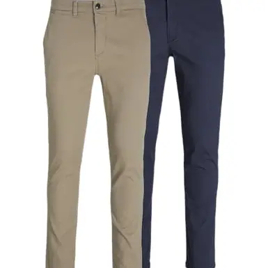 JACK & JONES Herren Jjimarco Jjdave Noos Hose, Beige, 31W / 30L