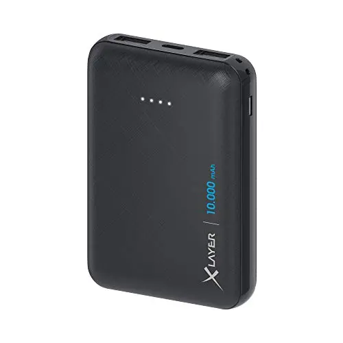 Xlayer Powerbank 10000mAh für Smartphones/Tablets - Schwarz