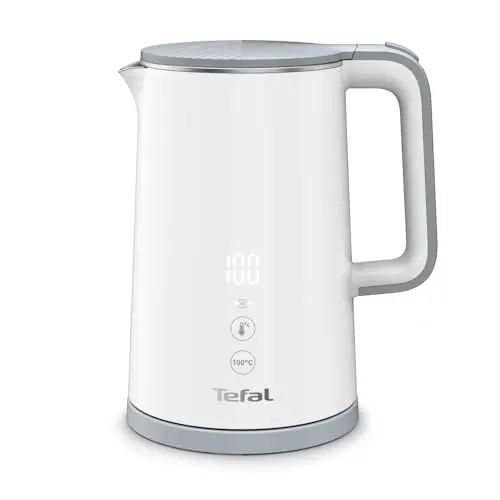 Tefal KO6931 Sense Wasserkocher, 1,5 L, 5 Temperaturstufen, 360°-Sockel, weiß