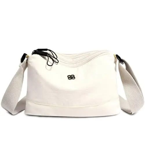 cotwoco Damen Umhängetasche – Wasserdichte Crossbody Bag aus Nylon, Leichte Schultertasche für Freizeit und Reisen
